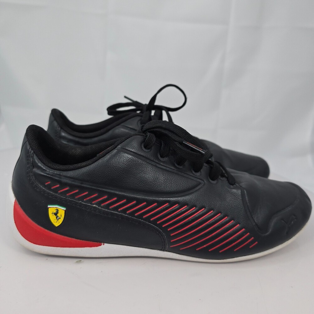 Puma 306424-01 Scuderia Ferrari Drift Cat 7S Men’s Black Red Sneakers Sz 11.5